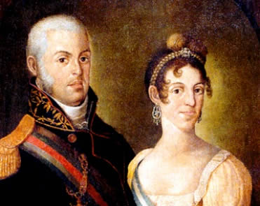 Dom João VI (ao lado de sua esposa, Carlota Joaquina) trouxe diversas mudanças com a transferência da Família Real para o Brasil